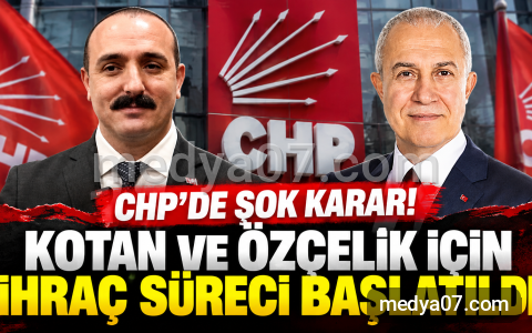 Chp’de Cem Kotan ve Tarık Özçelik için ihraç süreci başlatıldı