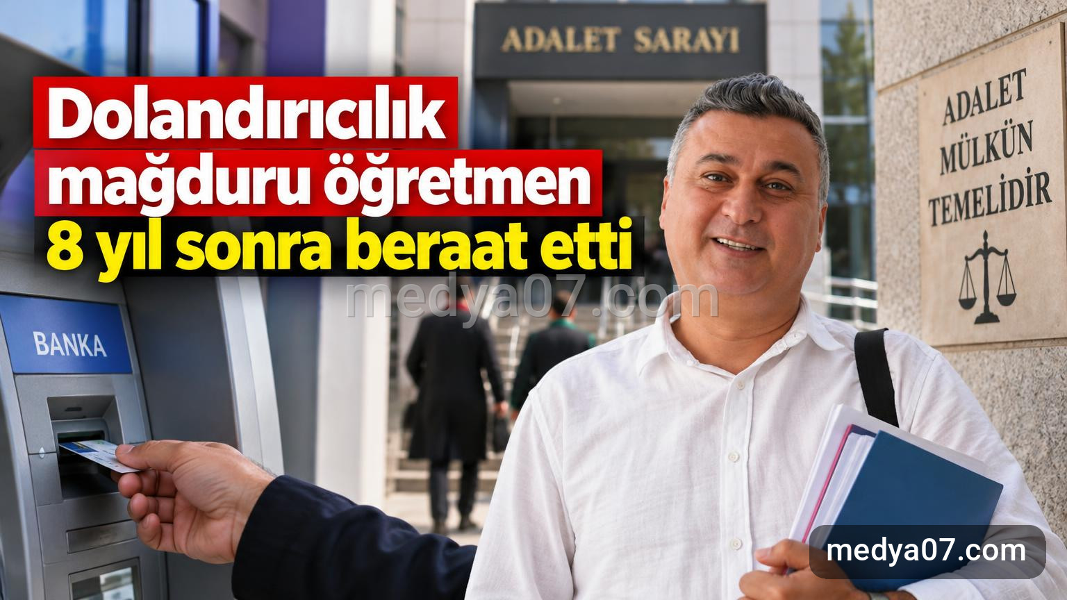 Dolandırıcılık mağduru öğretmen 8 yıl sonra beraat etti