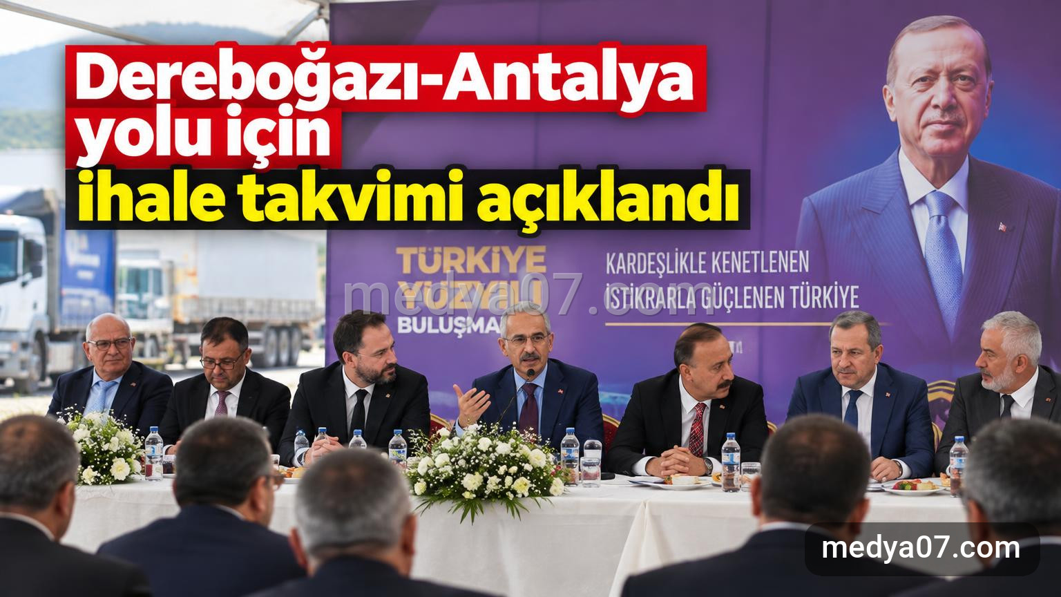 Dereboğazı-Antalya yolu için ihale takvimi açıklandı