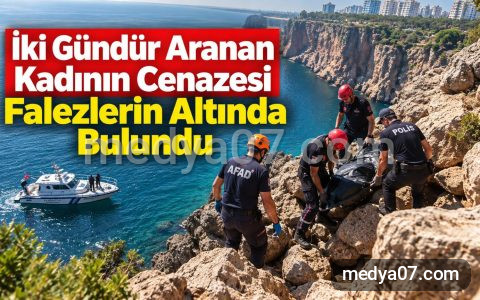 İki Gündür Aranan Kadının Cenazesi Falezlerin Altında Bulundu