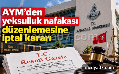 AYM’den yoksulluk nafakası düzenlemesine iptal kararı