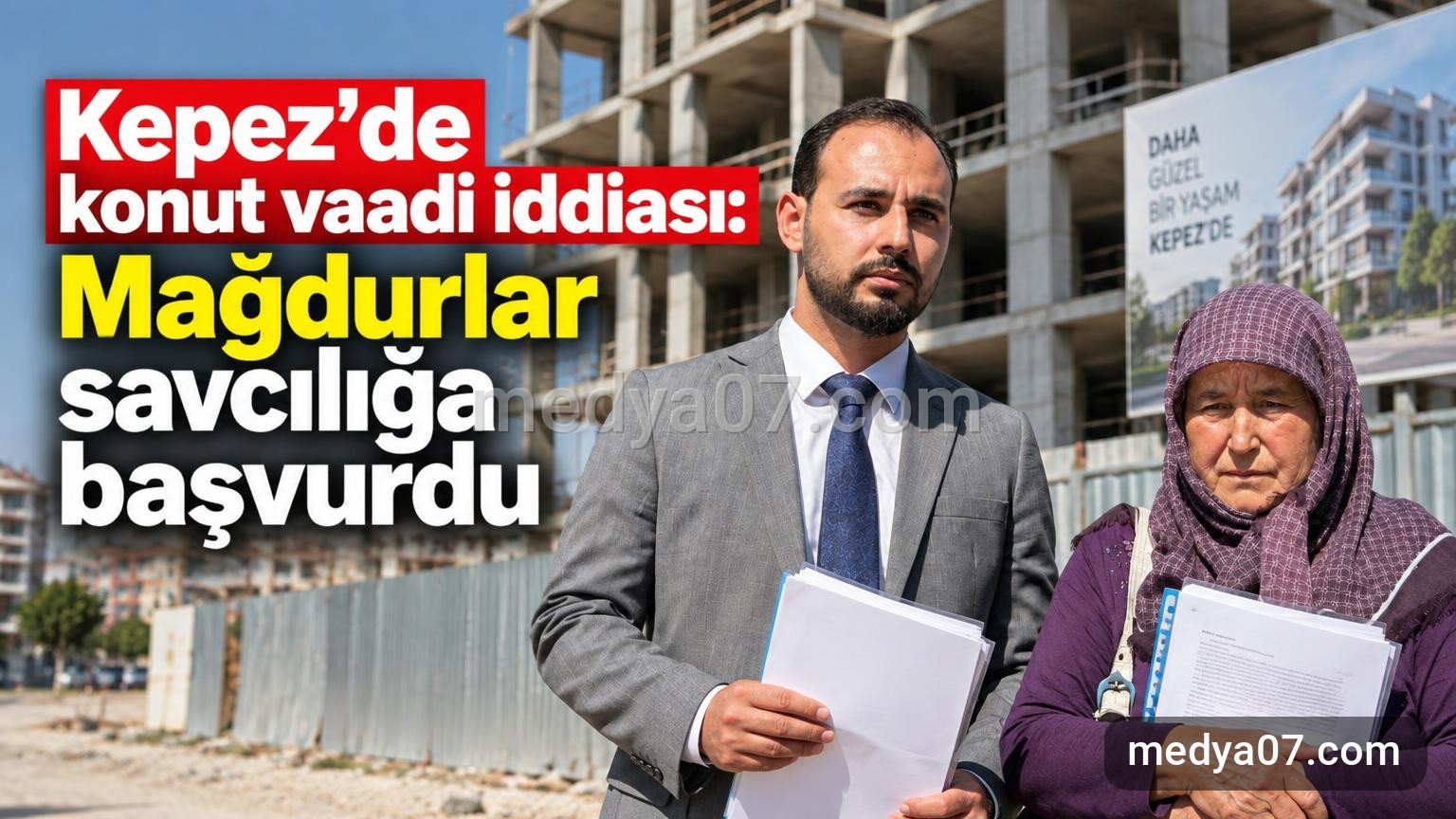 Kepez’de konut vaadi iddiası: Mağdurlar savcılığa başvurdu