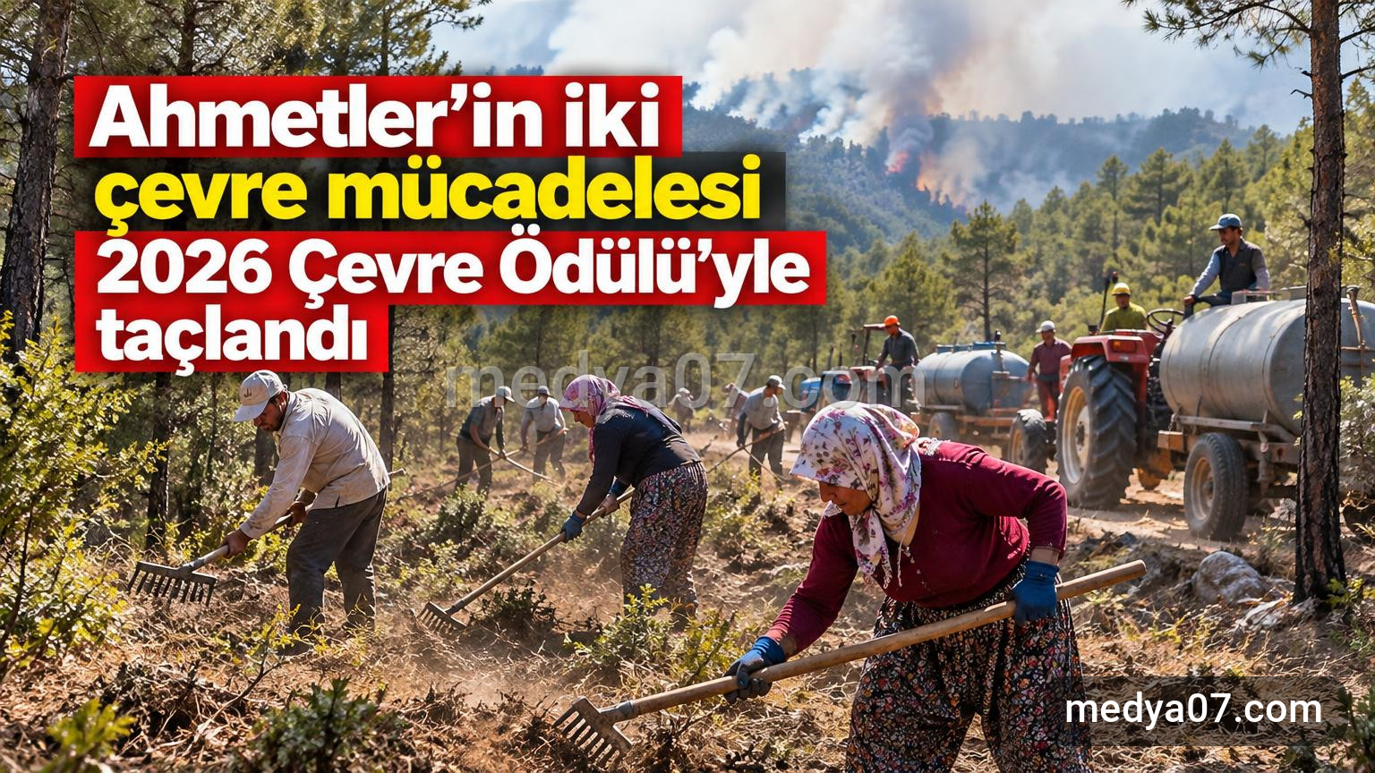 Ahmetler’in iki çevre mücadelesi 2026 Çevre Ödülü’yle taçlandı