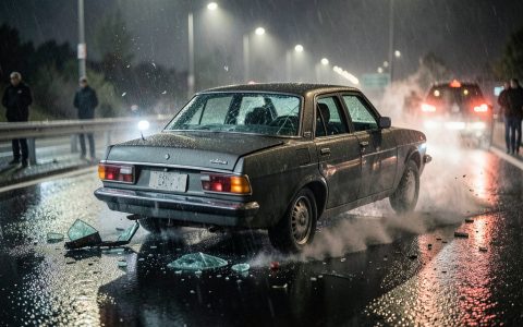 Arkadan Çarpaşan Otomobille İlgili Korkunç Anlar: Sürücü Hayatını Kaybetti