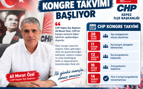 CHP Kepez’de Kongre Takvimi Başlıyor