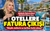 Antalya’da su gündemi: Rektör Özkan’dan otellere farklı tarife önerisi