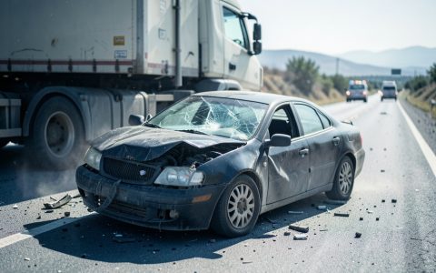 Manavgat’ta Tıra Çarpan Otomobilde Trajedi: Sürücü Yaşamını Yitirdi