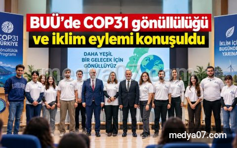 BUÜ’de COP31 gönüllülüğü ve iklim eylemi konuşuldu