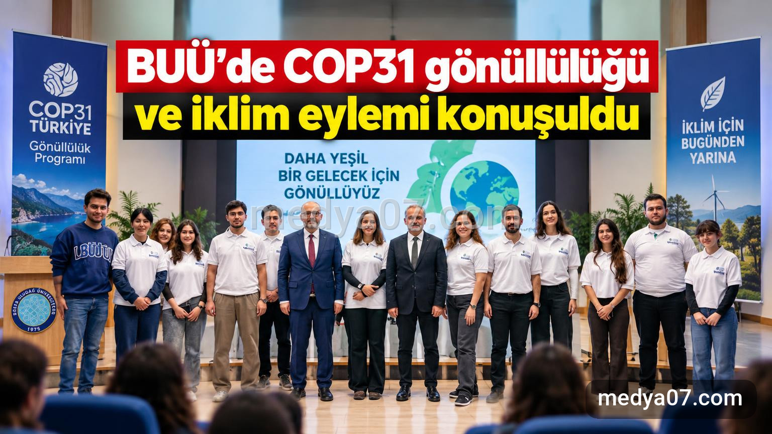 BUÜ’de COP31 gönüllülüğü ve iklim eylemi konuşuldu