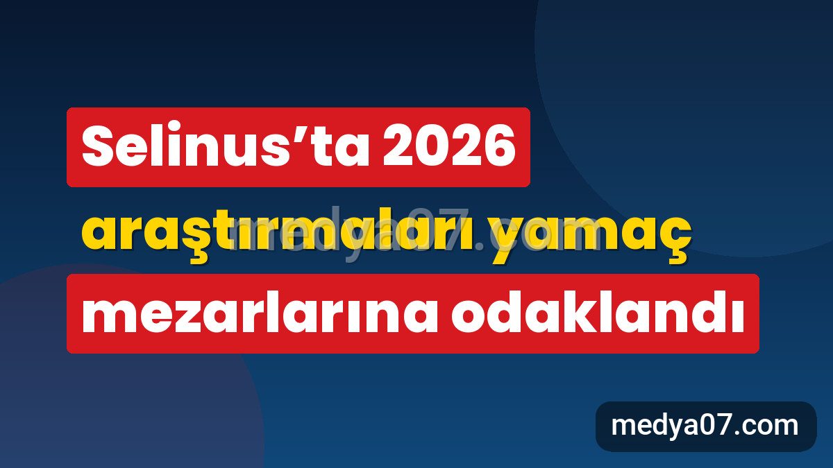 Selinus’ta 2026 araştırmaları yamaç mezarlarına odaklandı