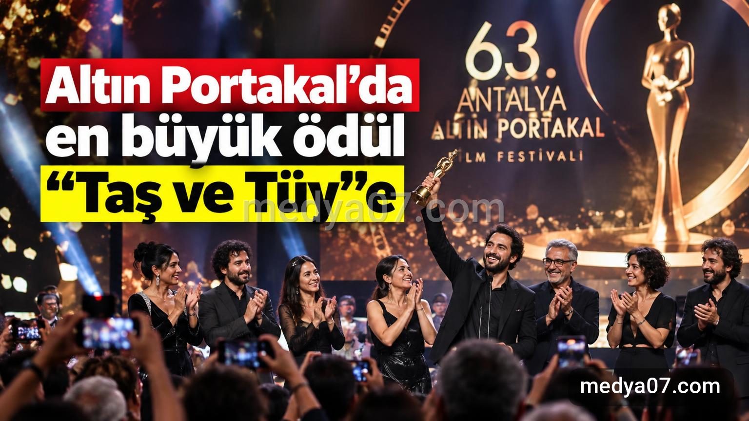 Altın Portakal’da en büyük ödül “Taş ve Tüy”e