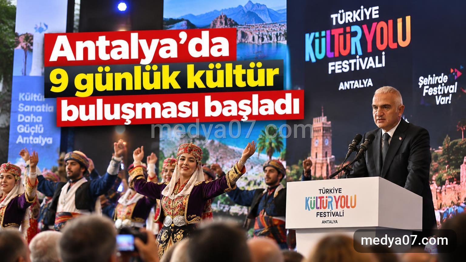 Antalya’da 9 günlük kültür buluşması başladı