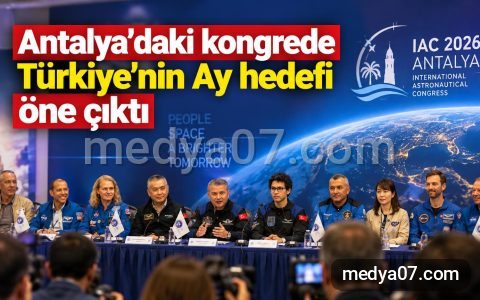 Antalya’daki kongrede Türkiye’nin Ay hedefi öne çıktı