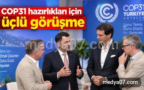 COP31 hazırlıkları için üçlü görüşme