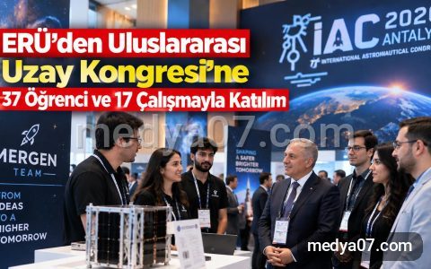 ERÜ’den Uluslararası Uzay Kongresi’ne 37 Öğrenci ve 17 Çalışmayla Katılım