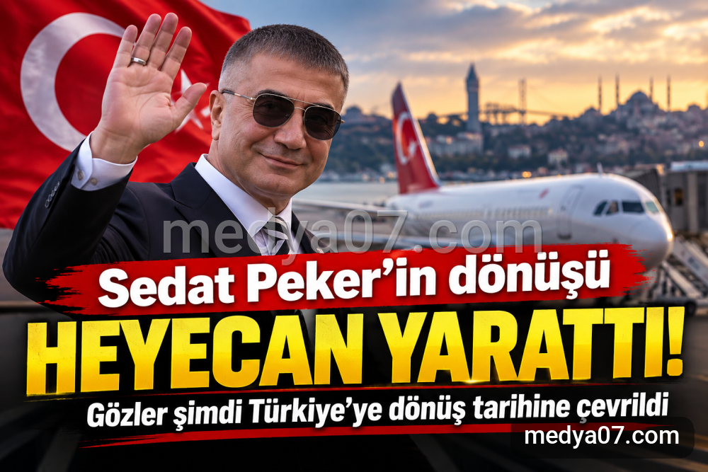 Sedat Peker’in dönüşü heyecan yarattı! Gözler şimdi Türkiye’ye dönüş tarihine çevrildi