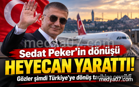 Sedat Peker’in dönüşü heyecan yarattı! Gözler şimdi Türkiye’ye dönüş tarihine çevrildi