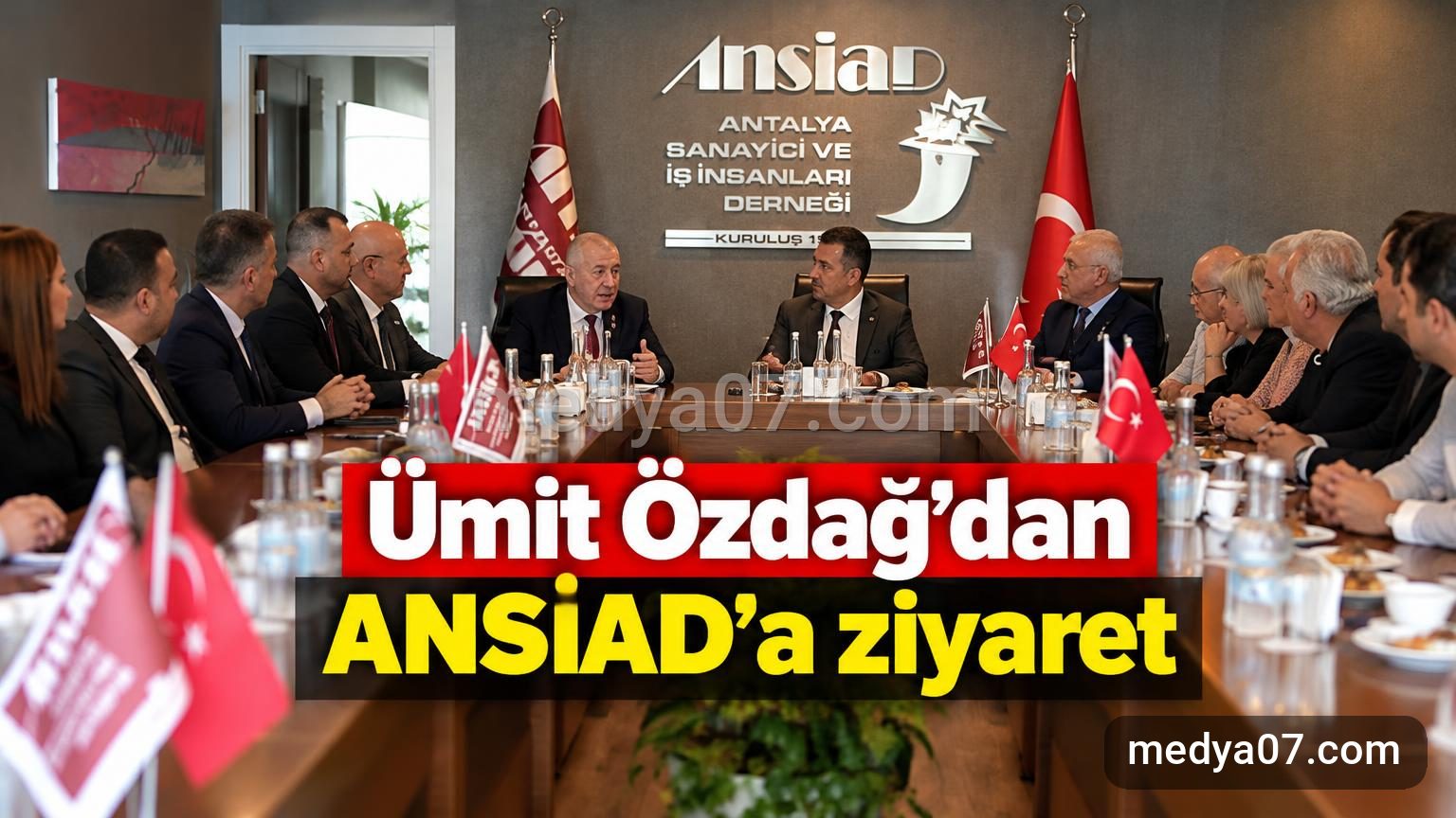 Ümit Özdağ’dan ANSİAD’a ziyaret